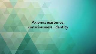 The Objectivist Metaphysics Axioms Causality and the Primacy of Existence by Leonard Peikoff [upl. by Ahseik66]