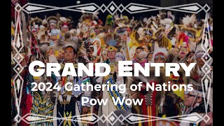 Grand Entry  2024 Gathering of Nations Pow Wow [upl. by Riplex383]