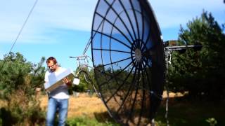 Antenna maintenance  10GHz EME module taken off replaced by OK1DFC 23cm feed [upl. by Beattie]