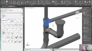 Fabrication CADmep Mastering Design Lines  Design Line Node Buttons [upl. by Hammel]