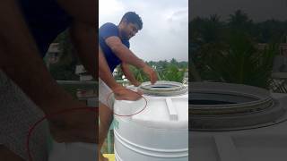 tank எப்படி கிளீன் பண்றது🤔😅🌪 rajkarthi shorts tank water home safety tips funny [upl. by Anale]