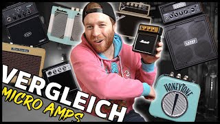 Wer ist der lauteste  Mini  Micro Amps Vergleich  Marshall Fender und co  english subtitles [upl. by Udale]