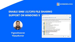 How to Enable SMB 10CIFS File Sharing Support on Windows 11 PC [upl. by Reube]