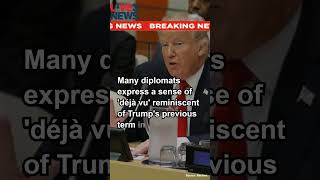 United Nations Warily Awaits Donald Trumps Return to Power newsshorts usaelection2024 trump [upl. by Eisdnyl]