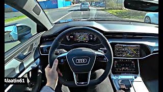 Audi A7 2018 NEW POV Review and Test Drive [upl. by Akcimehs]