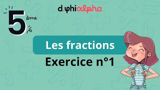 Exercices corrigés  Fractions 5ème [upl. by Triplett525]