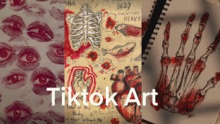 Artsy things I found on TikTok 💄🎈🍄TikTok Art Compilation [upl. by Studdard]