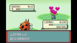 POKEMON EMERALD  LEDYBA  BESO AMOROSO  LOVELY KISS [upl. by Adnalahs452]