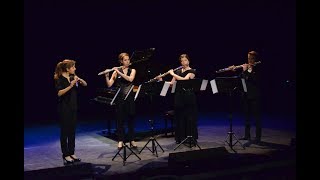 Quatuor Pelleas  Marc Berthomieu Arcadie  Flute quartet [upl. by Nilats]