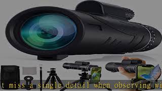 New 2023 80x100 HD Monocular TelescopeFyzpaea BAK4 Prism and FMC Lens highPowered Monocular for [upl. by Hannahoj]