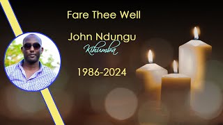 John Ndungu Kihumba  Burial Service [upl. by Ecneps]