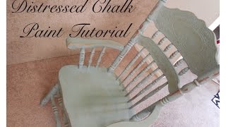 Distressed Chalk Paint Tutorial [upl. by Lamrert487]