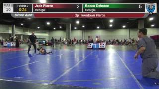 5020 Peewee 50 Rocco Delnoce Georgia vs Jack Pierce Georgia 3613167104 [upl. by Toiboid]