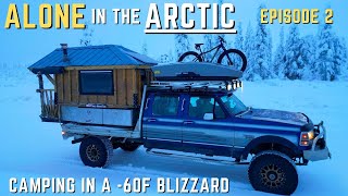 Driving an Old Ford Truck to the Arctic Ocean in 60F51C  5 Days2000 miles Snowstorm Camping [upl. by Enniotna]