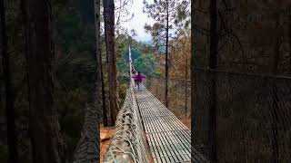 Pharping bridge traveltogether creatingmemories friendsnfamily nepal shorts [upl. by Katy643]