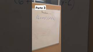 Explicación de binomios conjugados parte 3  profesor Díaz algebra [upl. by Darnoc997]