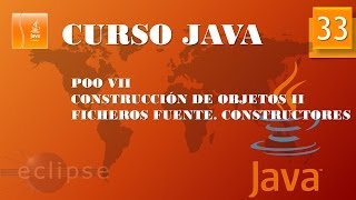 Curso Java POO VII Construcción objetos II Vídeo 33 [upl. by Cohn]