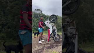 A PEDREIRA CAINDO motovlog trilha 500subs [upl. by Nofets]