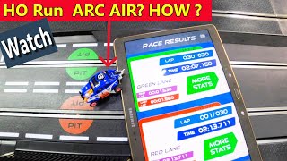 Scalextric s arc air Make HO slot cars run on it [upl. by Ynaffad]