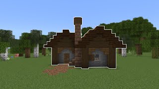 Minecraft Easy Spruce Starter House Tutorial [upl. by Bernhard]