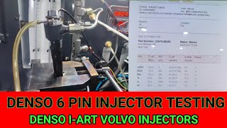 DENSO iART VOLVO INJECTORS TESTING  DENSO 6 PIN INJECTOR REPAIR  DENSO iART INJECTOR REPAIR [upl. by Ainoz]