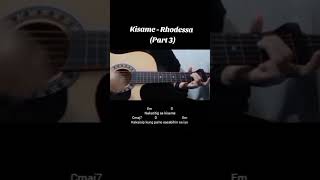 Kisame  Rhodessa Guitar Chords Tutorial [upl. by Ylas78]