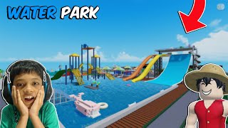 We went to the BEST WATER PARK in ROBLOX [upl. by Vladi371]