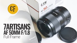 7Artisans AF 50mm f18 Fullframe lens review [upl. by Philemol243]