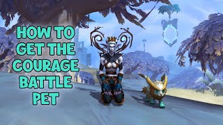 WoW Shadowlands  How To Get The Courage Battle Pet  Bastion [upl. by Htes]