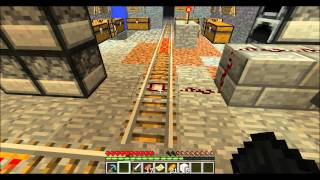 Minecraft Tutorial  How to make Rail Switches [upl. by Lletnohs]