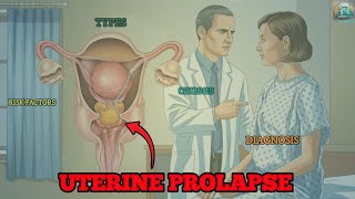 UTERINE PROLAPSE  CAUSES  RISK FACTOR  DIAGNOSIS  MSN  NURSINGADDAA [upl. by Ayerf]