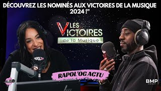 Découvrez les nominés aux Victoire de la musique 2024 ACTU [upl. by Kizzie82]