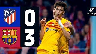 ATLETICO DE MADRID 0 vs 3 FC BARCELONA  LALIGA 202324 MD29 [upl. by Naples]