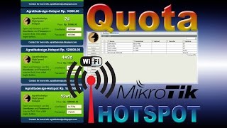 Management Quota Bandwidth User Manager Hotspot Mikrotik amp Voucher Design [upl. by Alleuol]