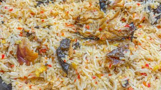 Nigerian Coconut rice recipe Delicious Native Coconut rice [upl. by Neelhtac576]