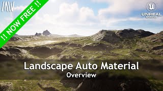 Unreal Engine 5  MAWI  FREE Landscape Auto Material unrealengine UE5 gamedev [upl. by Elissa590]