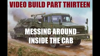 HobbyBoss 135 Scammell Commander build Part 13 and an explanation of slide molding [upl. by Oliviero]