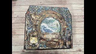 SONGS OF THE SEA LG ALBUM TUTORIAL PT 1  SHELLIE GEIGLE  JS HOBBIES AND CRAFTS [upl. by Noloc]