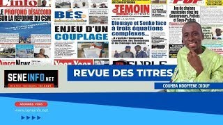 Revue des titres du Jeudi 14 novembre par Coumba Ndoffène Diouf [upl. by Orlene]