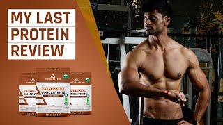 MY LAST PROTEIN REVIEW  NATURALTEIN WHEY PROTEIN CONCENTRATE [upl. by Adna489]