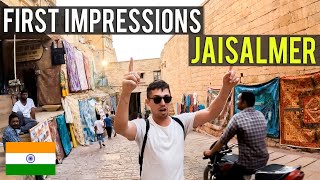 FIRST IMPRESSIONS of JAISALMER 🇮🇳 [upl. by Kobe]