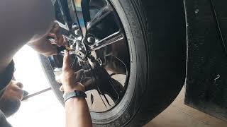 Wrapping Sticker Velg Xpander Hitam Glossy by Plesminestiker [upl. by Halsted]