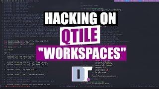 Qtile  Getting Started And Setting Workspaces [upl. by Neille735]