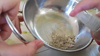 Mixing FYI Powdered Clay [upl. by Ahcarb110]