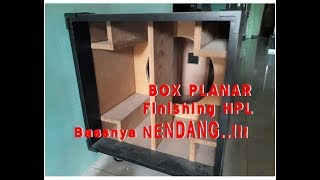 Box Speaker Planar  BASS TERDENGAR SAMPAI JAUH [upl. by Ateuqram]