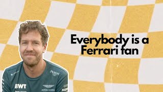 Sebastian Vettel being ICONIC for 5 minutes straight [upl. by Ijuy]