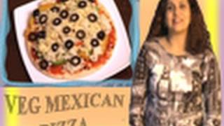 Pizza  Veg Mexican Pizza [upl. by Baerl]