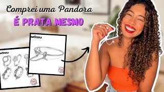 COMPRAS ALIEXPRESS E SHOPEE  Jóias de prata 925  Pulseira Pandora Unboxing [upl. by Iila91]