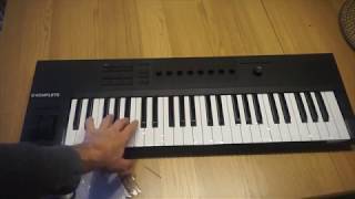 Unboxing  Native Kontrol Komplete Intruments A49 [upl. by Gagne]