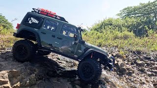 Giant 17​ Scale Jeep Wrangler RLAARLO MK07 4x4 Off Road Green body Adventure Off Road [upl. by Anissa]